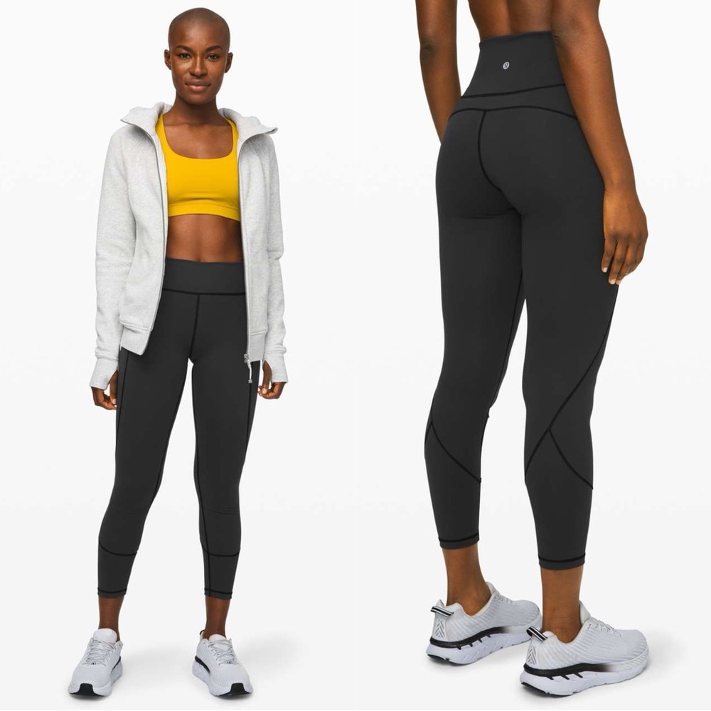 Lululemon In Movement Tight 25" *Everlux Black Size 2 W5BPGS